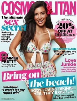 Kim Kardashian, Australia Cosmopolitan Cover Kim Kardashian, Australia Cosmopolitan Cover